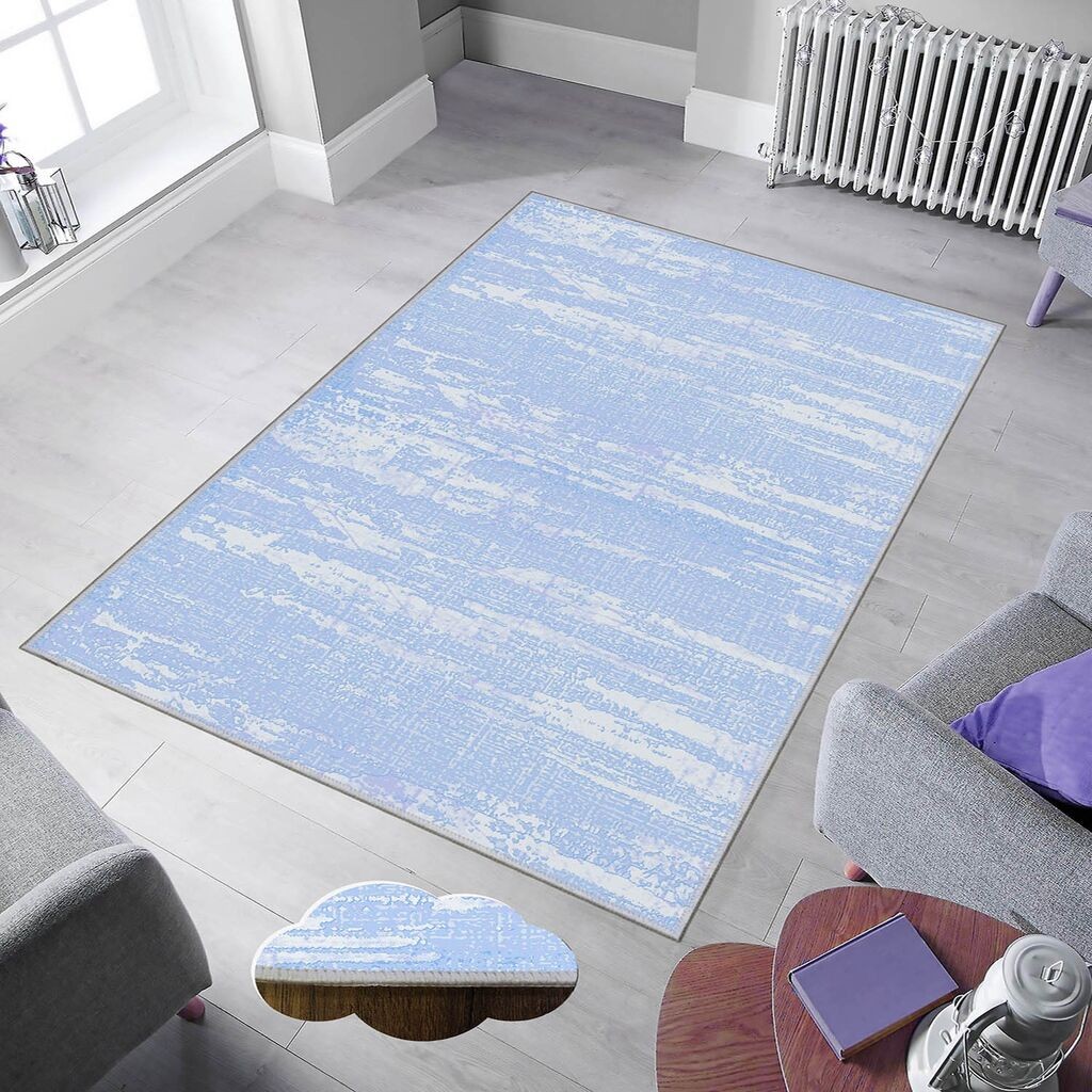 Conceptum Hypnose Tepih Eexfab957-1, Pravougaoni, 80 x 300 cm, Plavi