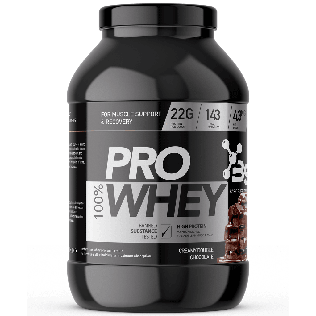 Basic Supplements PRO Whey, 4300 g, Creamy double chocolate