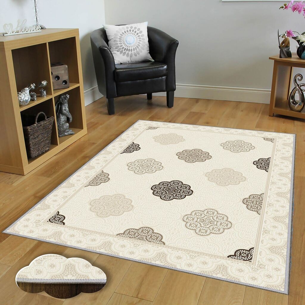 Conceptum Hypnose Tepih Eexfab1124, Pravougaoni, 160 x 230 cm, Krem