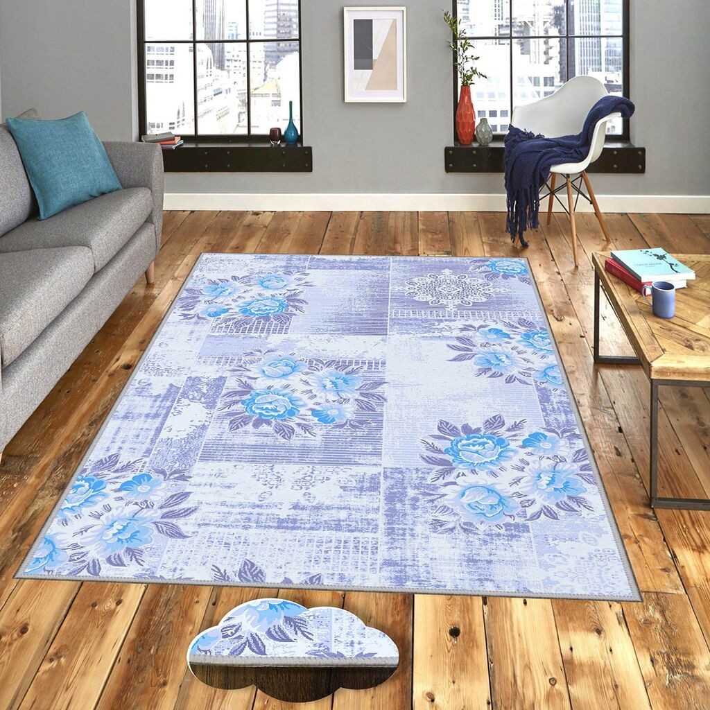 Conceptum Hypnose Tepih Eexfab953-1, Pravougaoni, 180 x 280 cm, Plavi