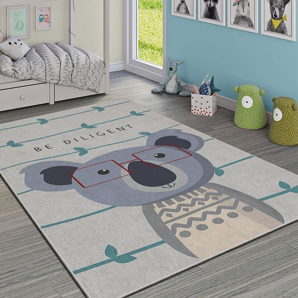 Conceptum Hypnose tepih Hmi Kdc-113, pravokutni, 80 x 140 cm, siva