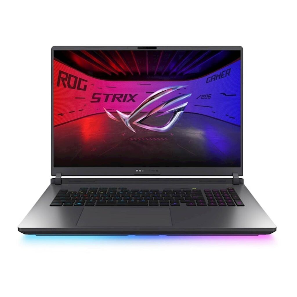 Asus Laptop ROG Strix G18 G815LR-S9043W, 18", 2.5K, OLED, 240Hz, U9-275HX, 32GB, 2TB SSD, RTX 5070Ti 12GB, Sivi