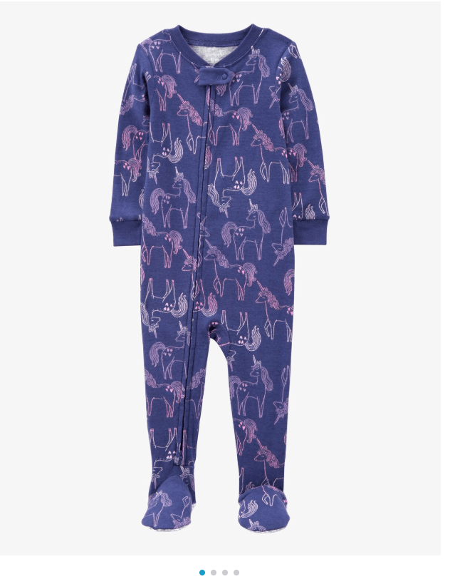 Carters Jednodijelna pidžama za bebe, Plava