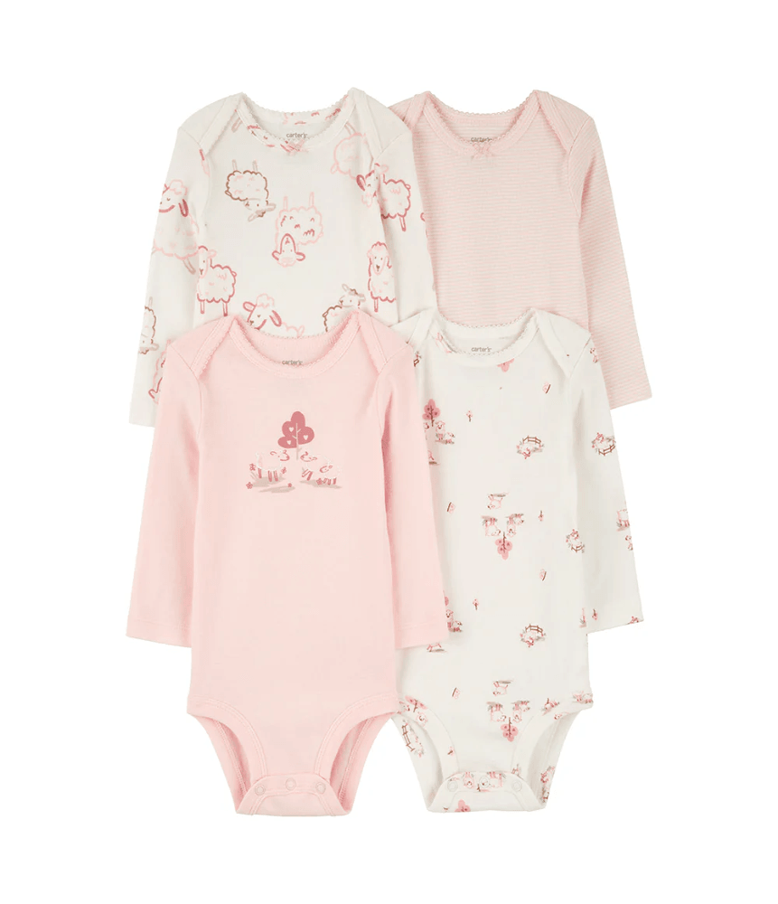 Carters Bodi za bebe, 4 komada