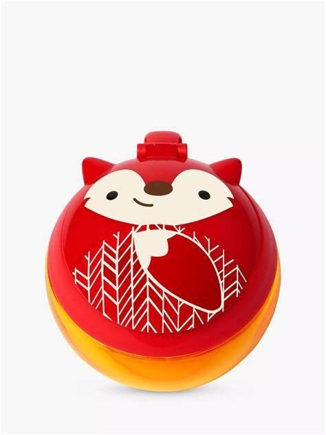 Skip Hop Dječija šolja sa poklopcem Lisica, Crvena