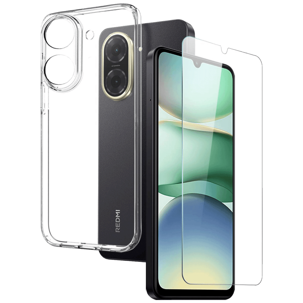 NN-Su Maska za pametni telefon Redmi A5 4G, Providna + Zaštitno staklo