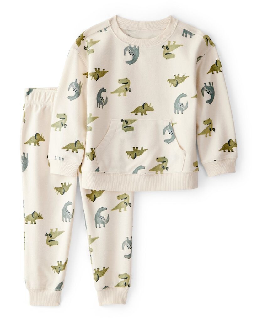 Carters Komplet za dječake, Duks i donji dio, 2T280510, Bež