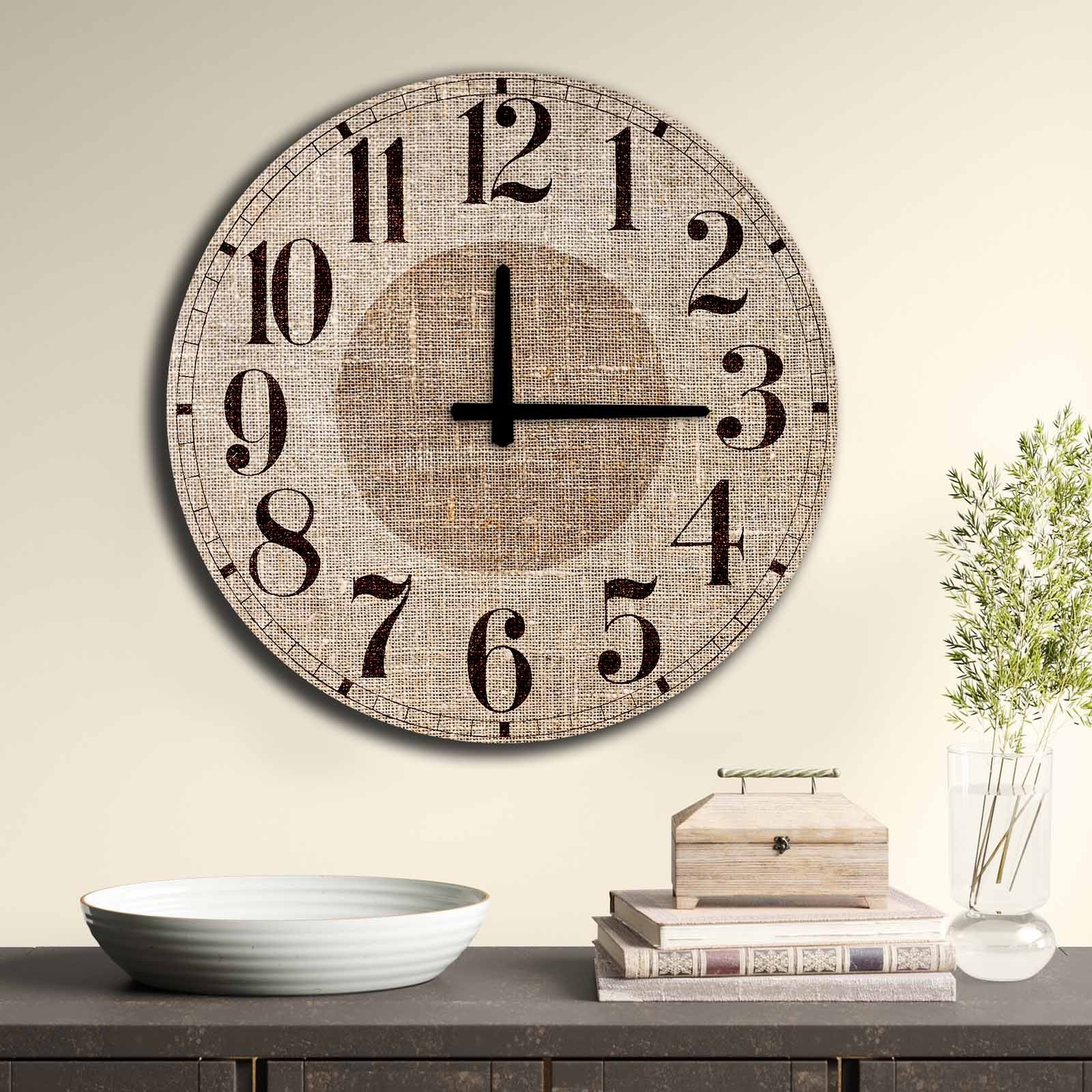 Zidni sat Wallity MDF 50cm šareni