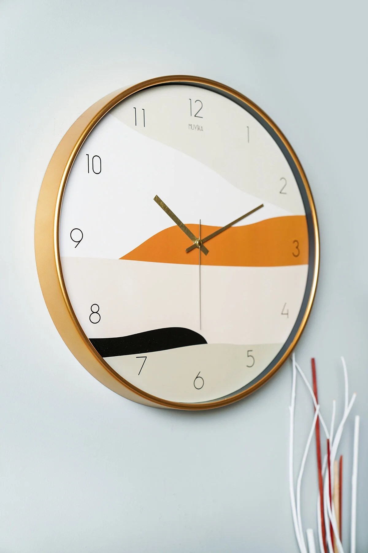 Zidni sat Wallity 42cm Šareni