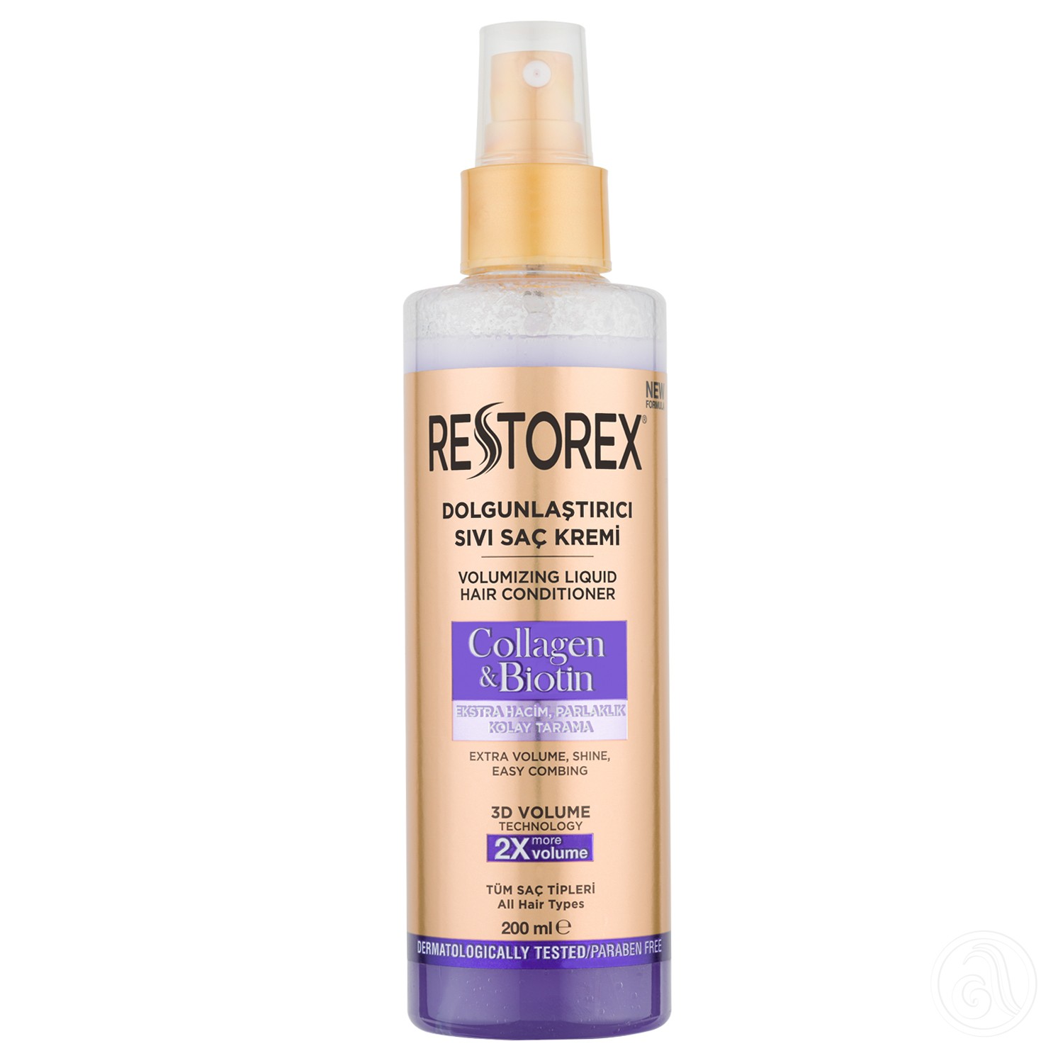 RESTOREX Balzam u spreju za volumen kose RESTOREX kolagen i biotin 200ml