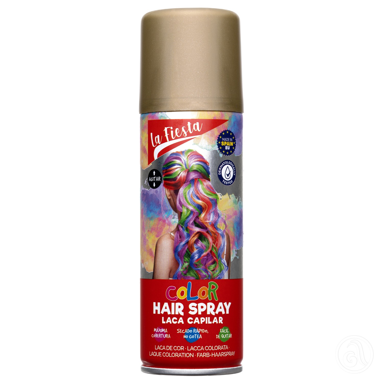 LA FIESTA Sprej u boji za kosu zlatna 125ml
