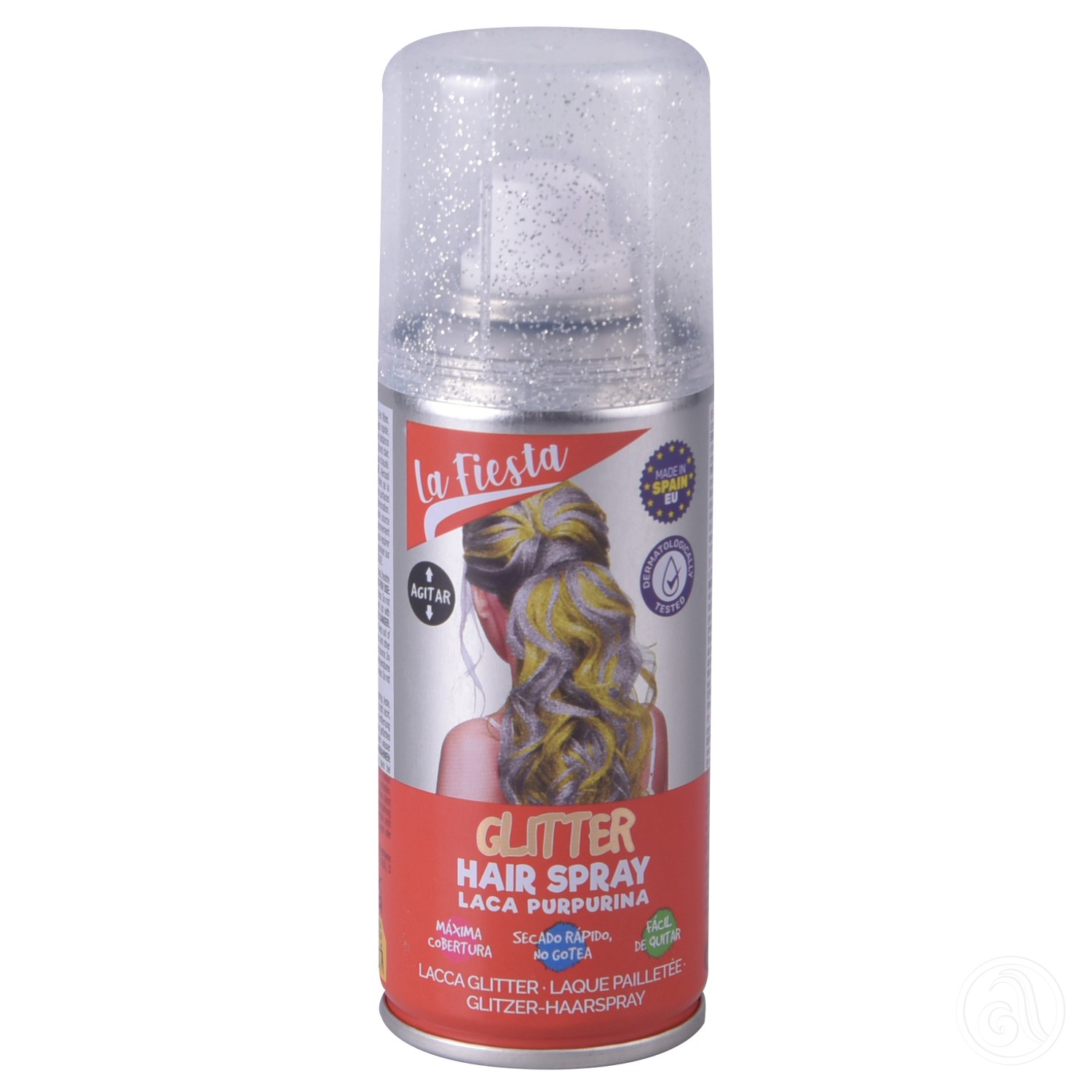 LA FIESTA Gliter sprej za kosu srebrni 100ml