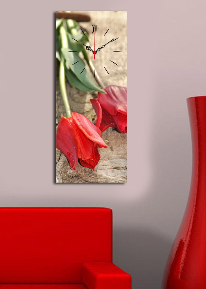 Zidni sat Wallity 30x70cm Šareni