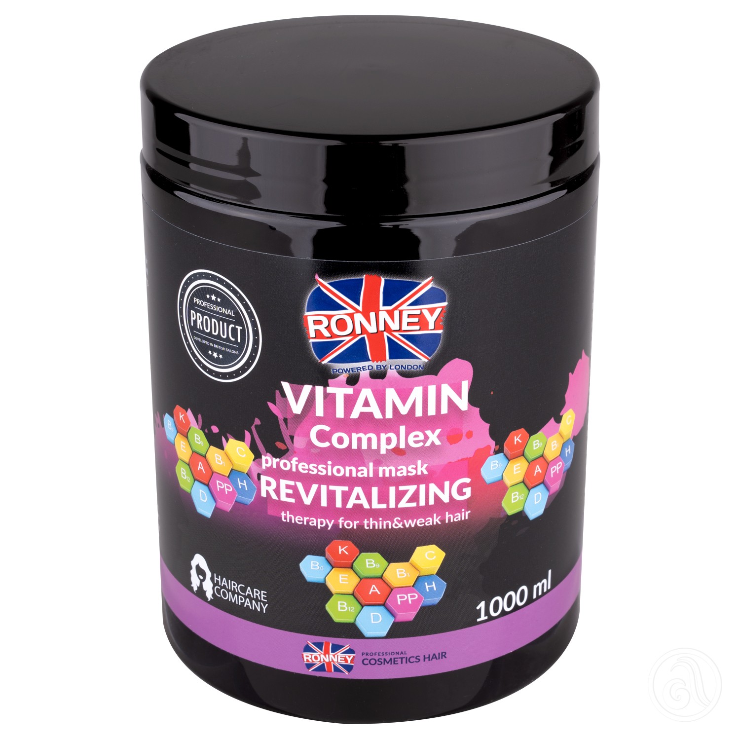 RONNEY Maska za revitalizaciju tanke i lomljive kose Vitamin Complex 1000ml