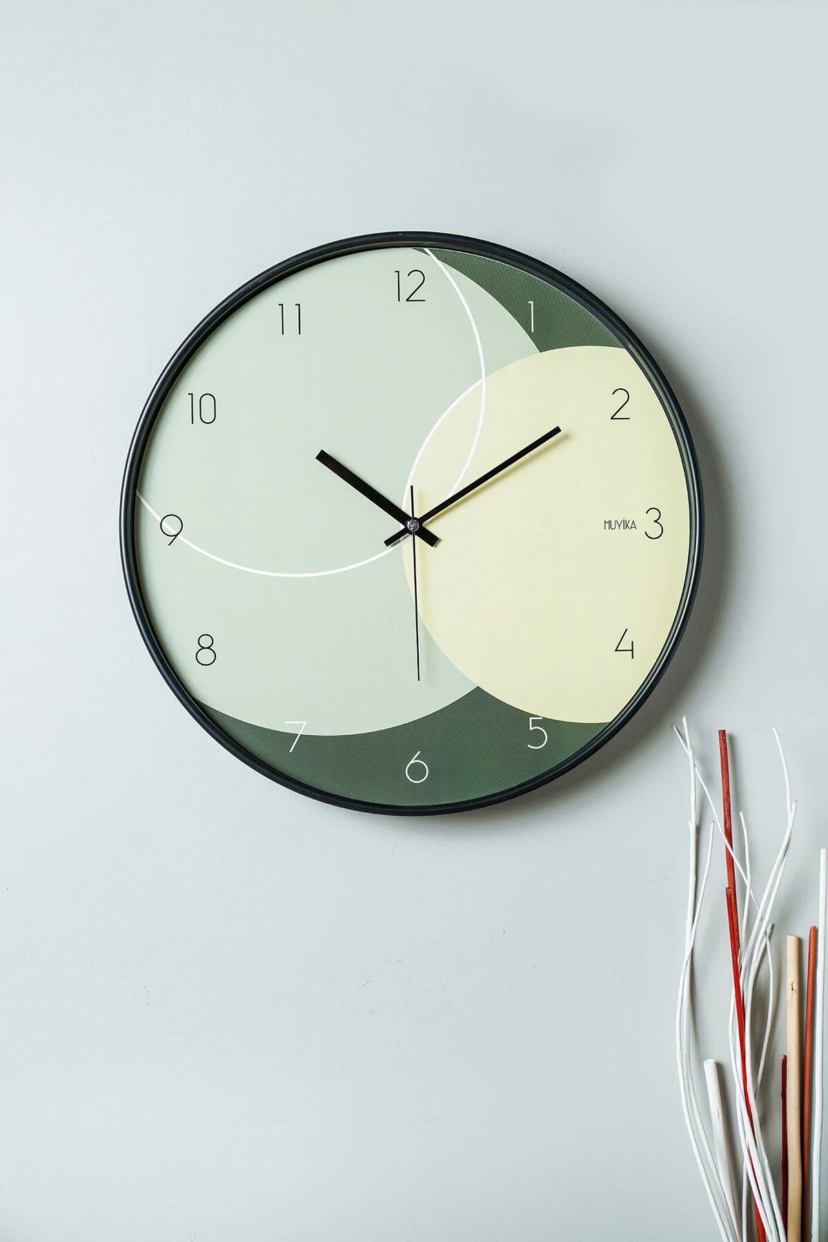 Zidni sat Wallity 42cm Šareni