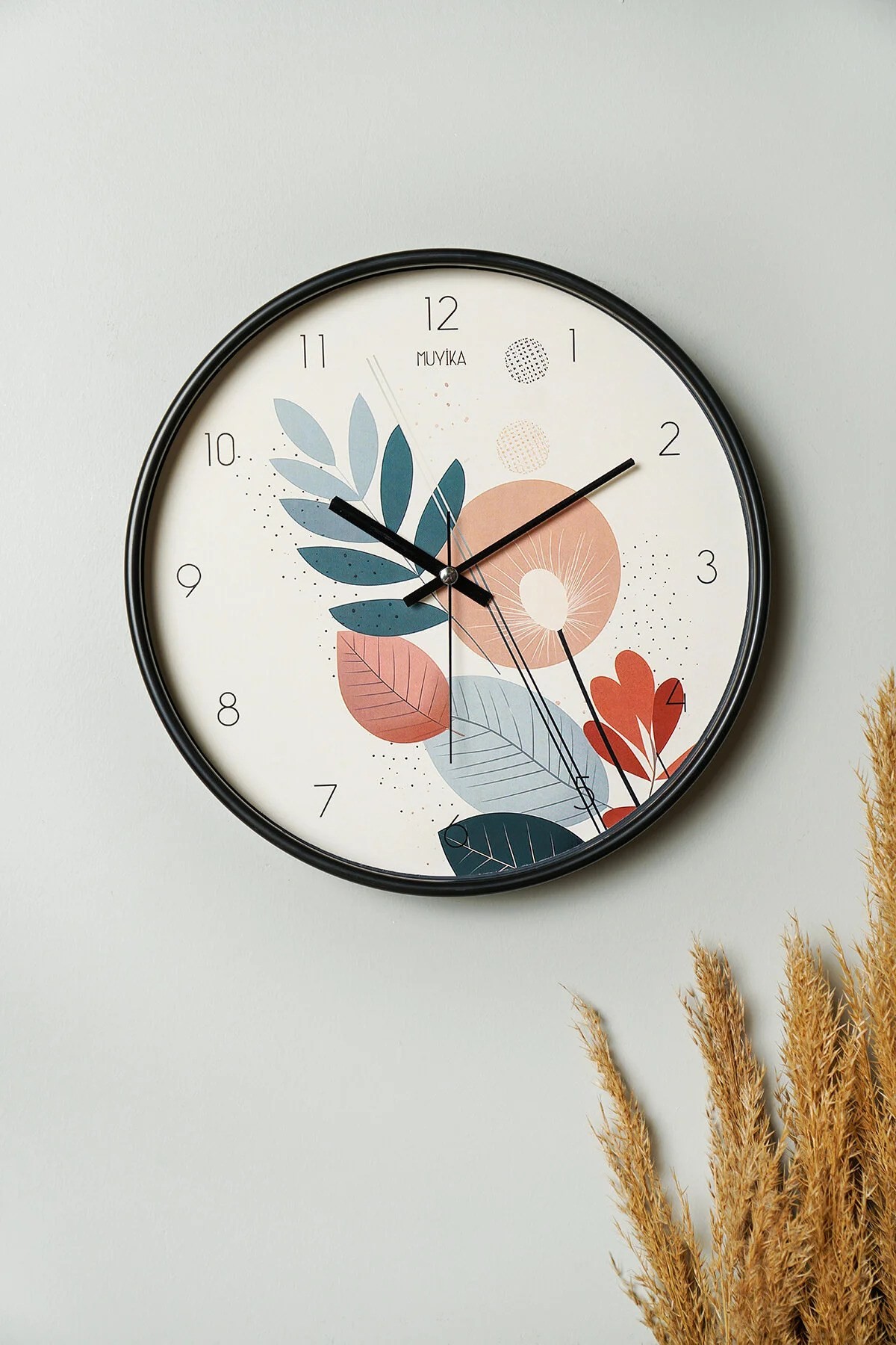 Zidni sat Wallity 30cm Šareni