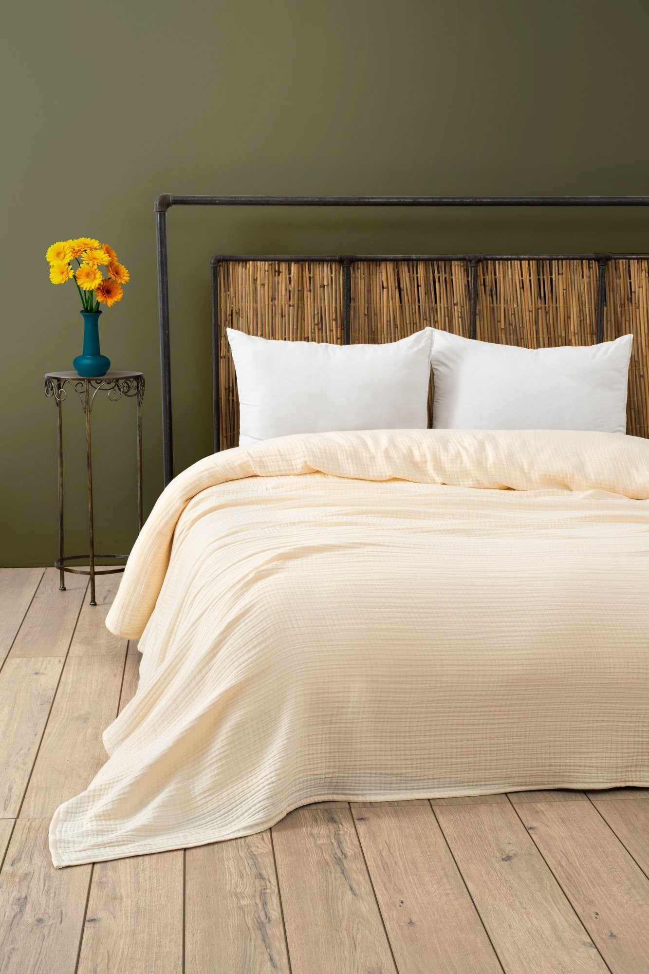 L'essentiel Maison Prekrivač za bračni krevet 220x250cm bež