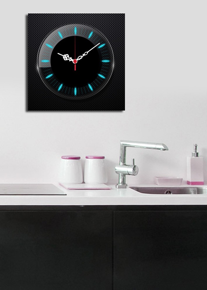 Zidni sat Wallity 71x71cm Šareni