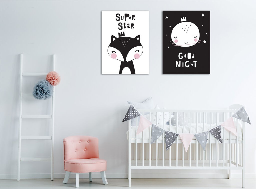 Wallity Zidna dekoracija IDC05, 30x40 cm, 2 komada