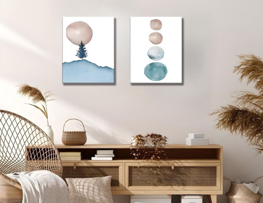 Wallity Zidna dekoracija IDC16, 30x40 cm, 2 komada