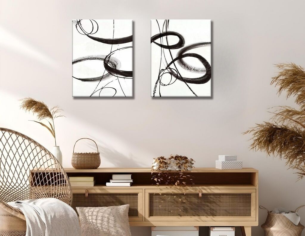 Wallity Zidna dekoracija IDC08, 30x40 cm, 2 komada