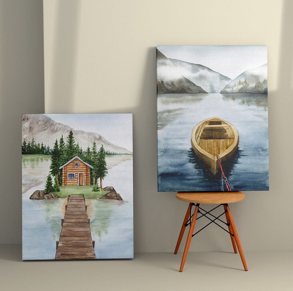 Wallity Zidna dekoracija 2KNV4233, 50 x 70cm, 2 komada