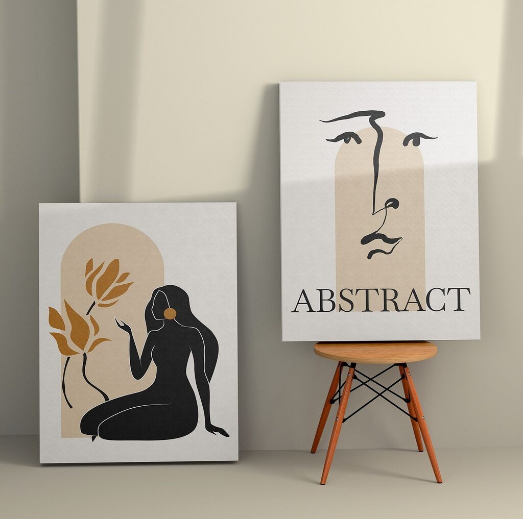 Wallity Zidna dekoracija 2KNV4361, 50 x 70cm, 2 komada