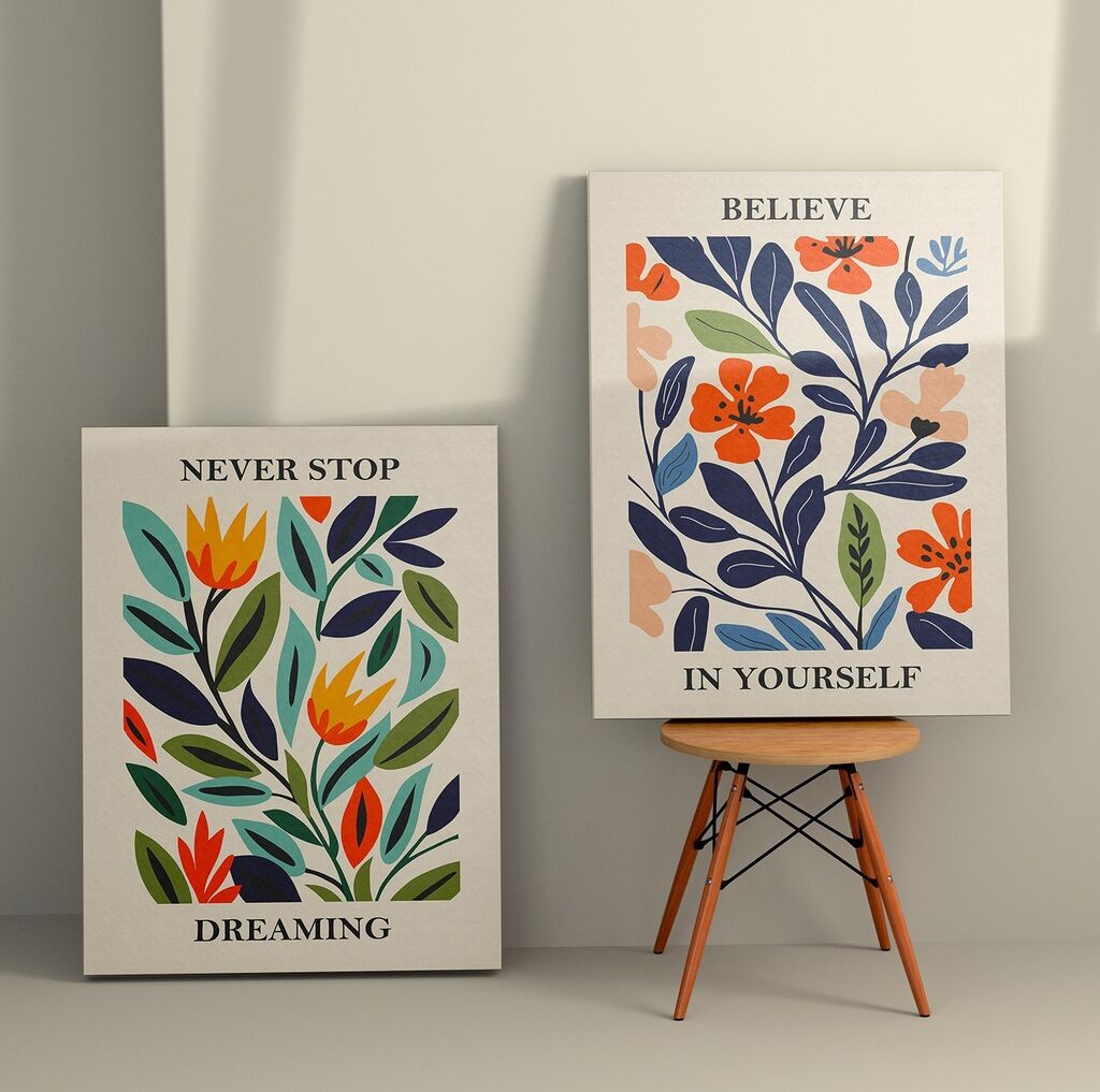 Wallity Zidna dekoracija 2KNV4331, 70 x 100cm, 2 komada