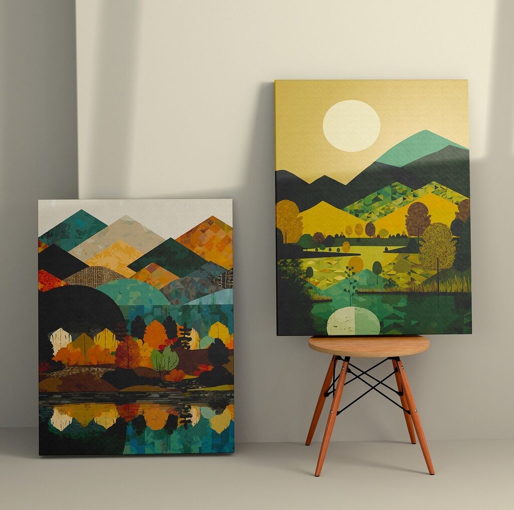 Wallity Zidna dekoracija 2KNV4340, 50 x 70cm, 2 komada