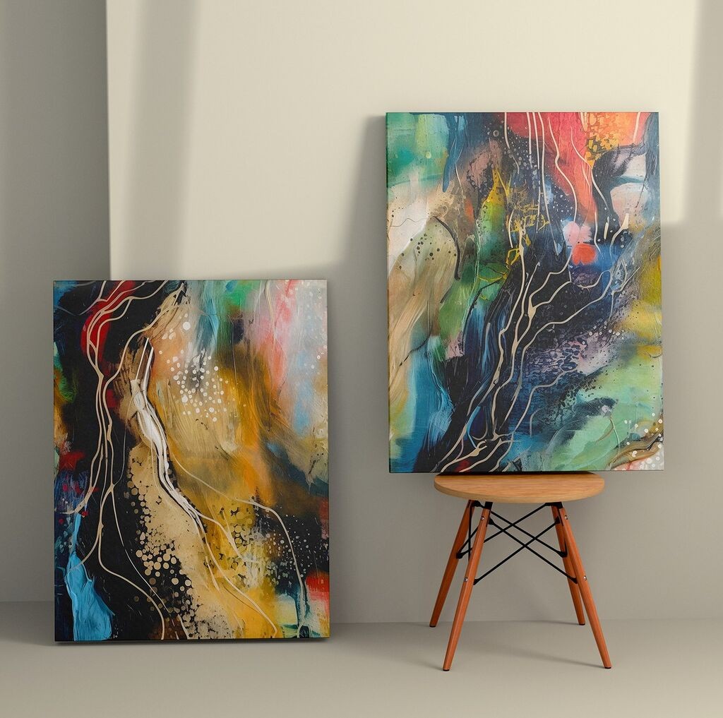 Wallity Zidna dekoracija 2KNV4380, 50 x 70cm, 2 komada