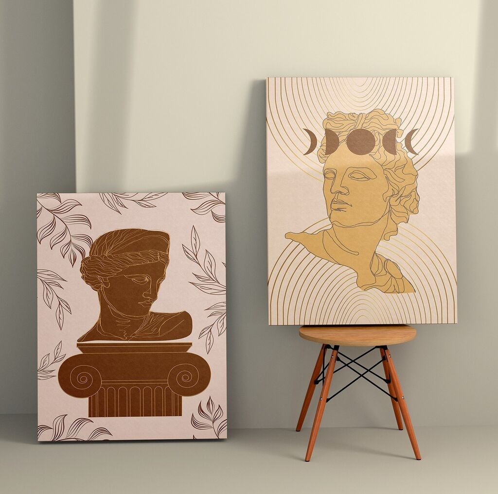 Wallity Zidna dekoracija 2KNV4256, 70 x 100cm, 2 komada