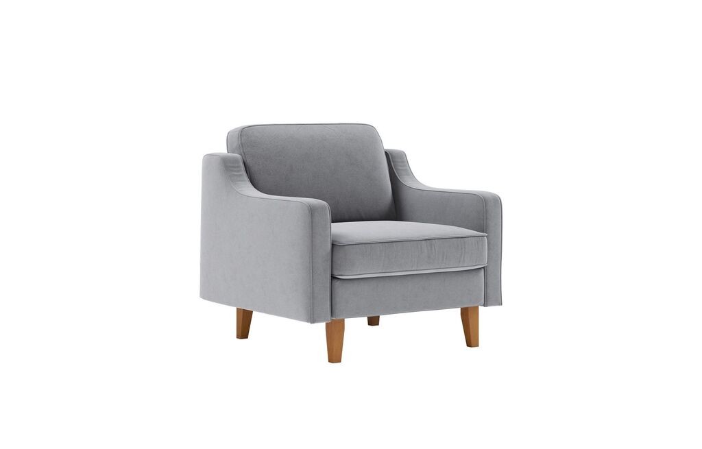 Atelier del Sofa Fotelja Robin 1, Svijetlosiva