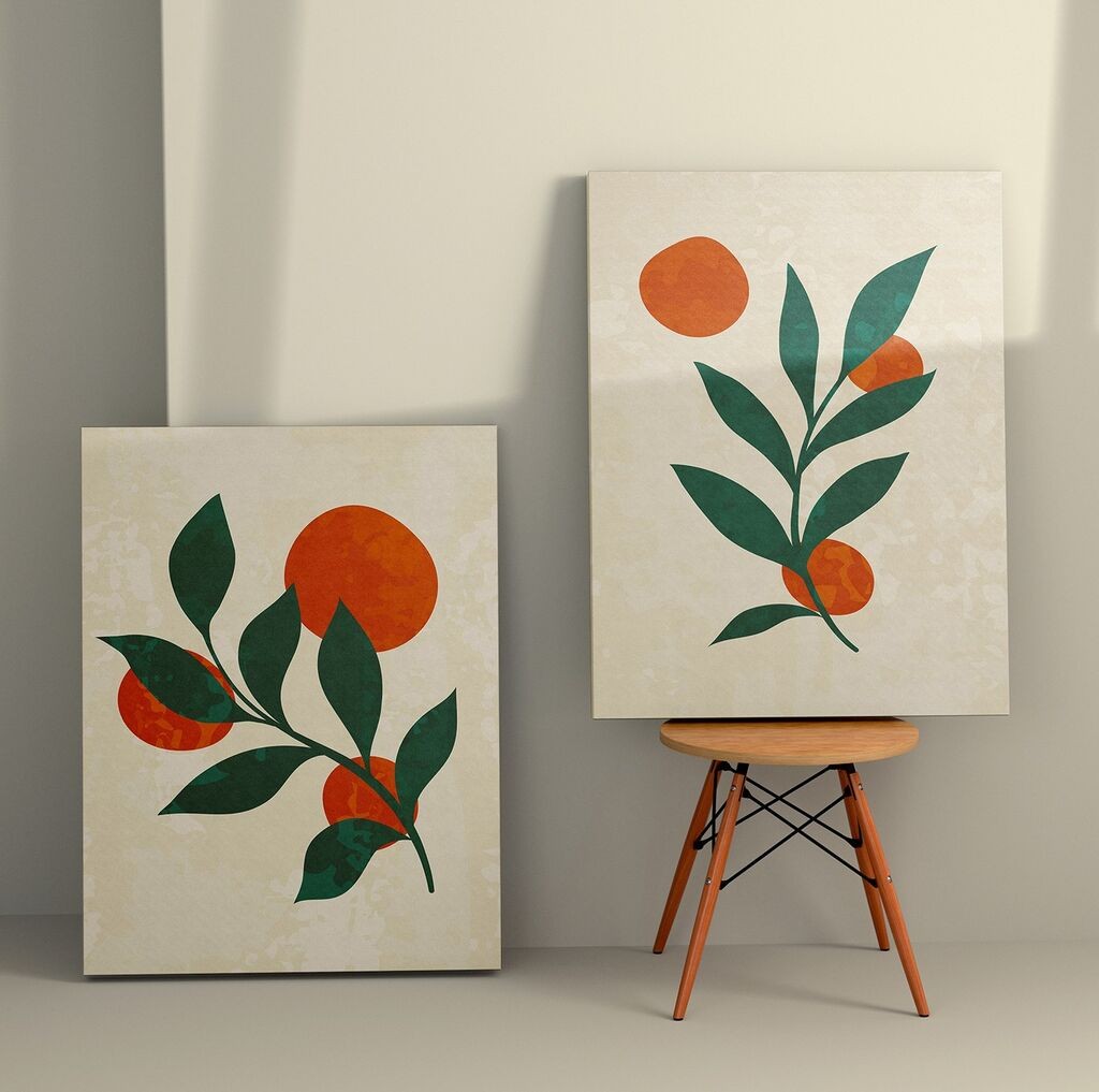 Wallity Zidna dekoracija 2KNV4359, 50 x 70cm, 2 komada