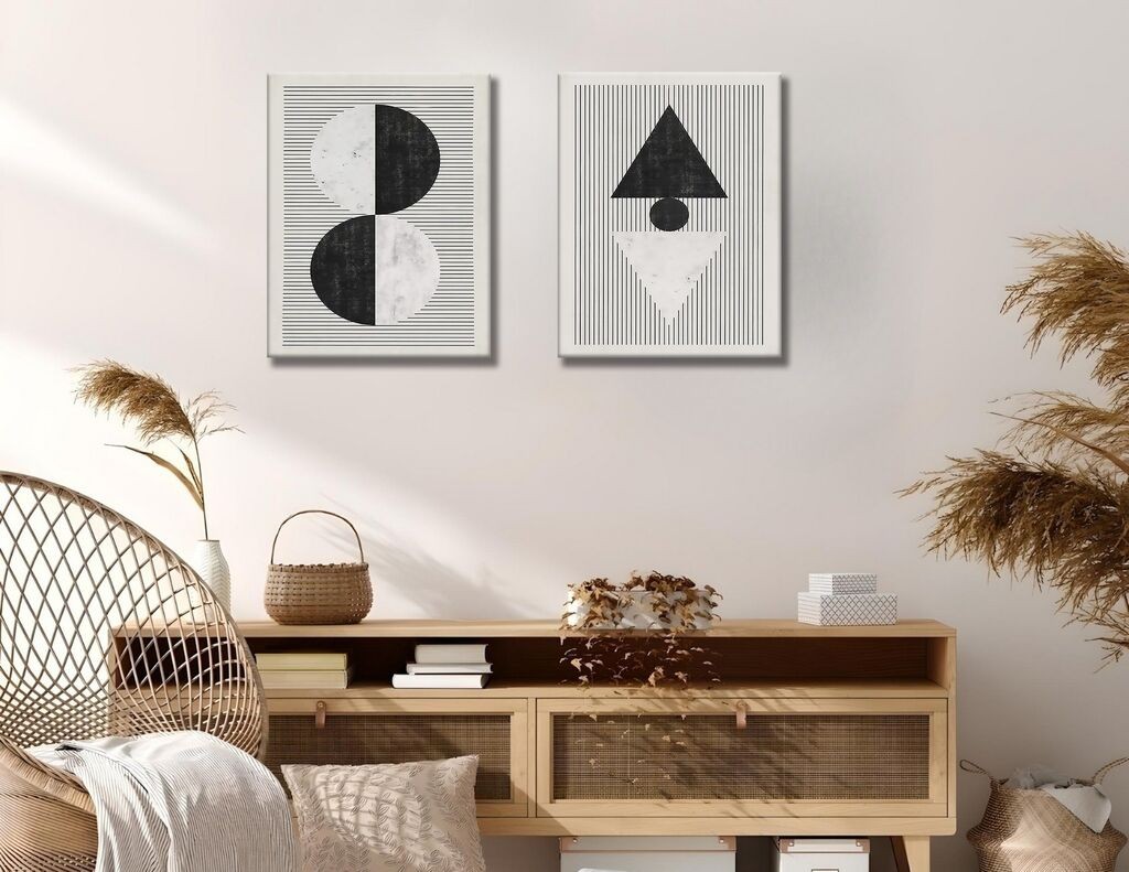 Wallity Zidna dekoracija IDC06, 28x38 cm, 2 komada