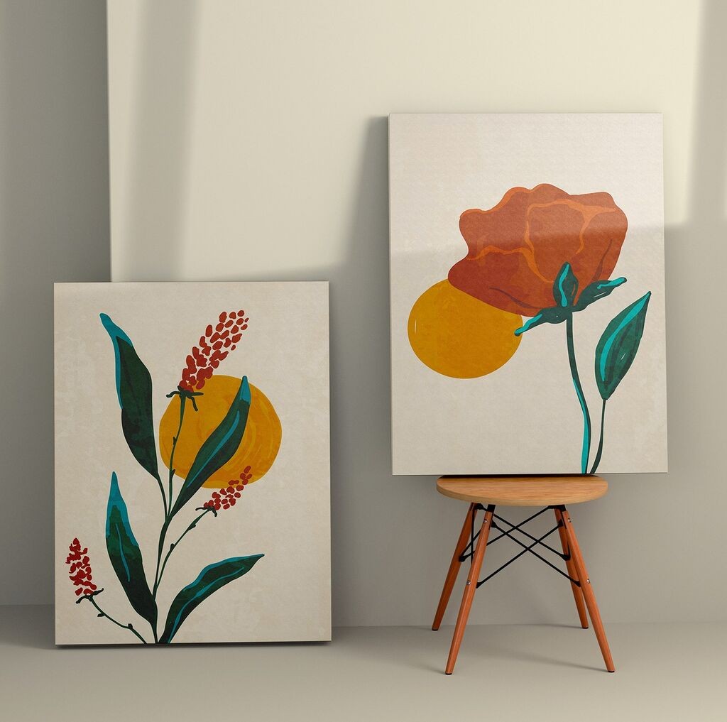 Wallity Zidna dekoracija 2KNV4286, 50 x 70cm, 2 komada