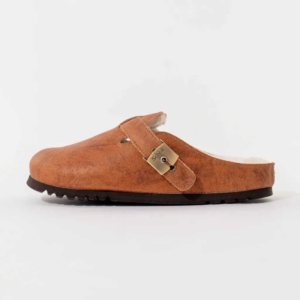 Scholl Ženske kućne papuče Grace, Smeđe