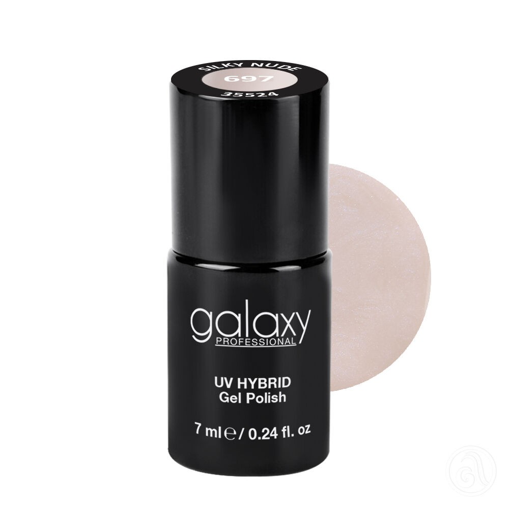 Galaxy Hybridni trajni lak, 7 ml, 697 Silky Nude