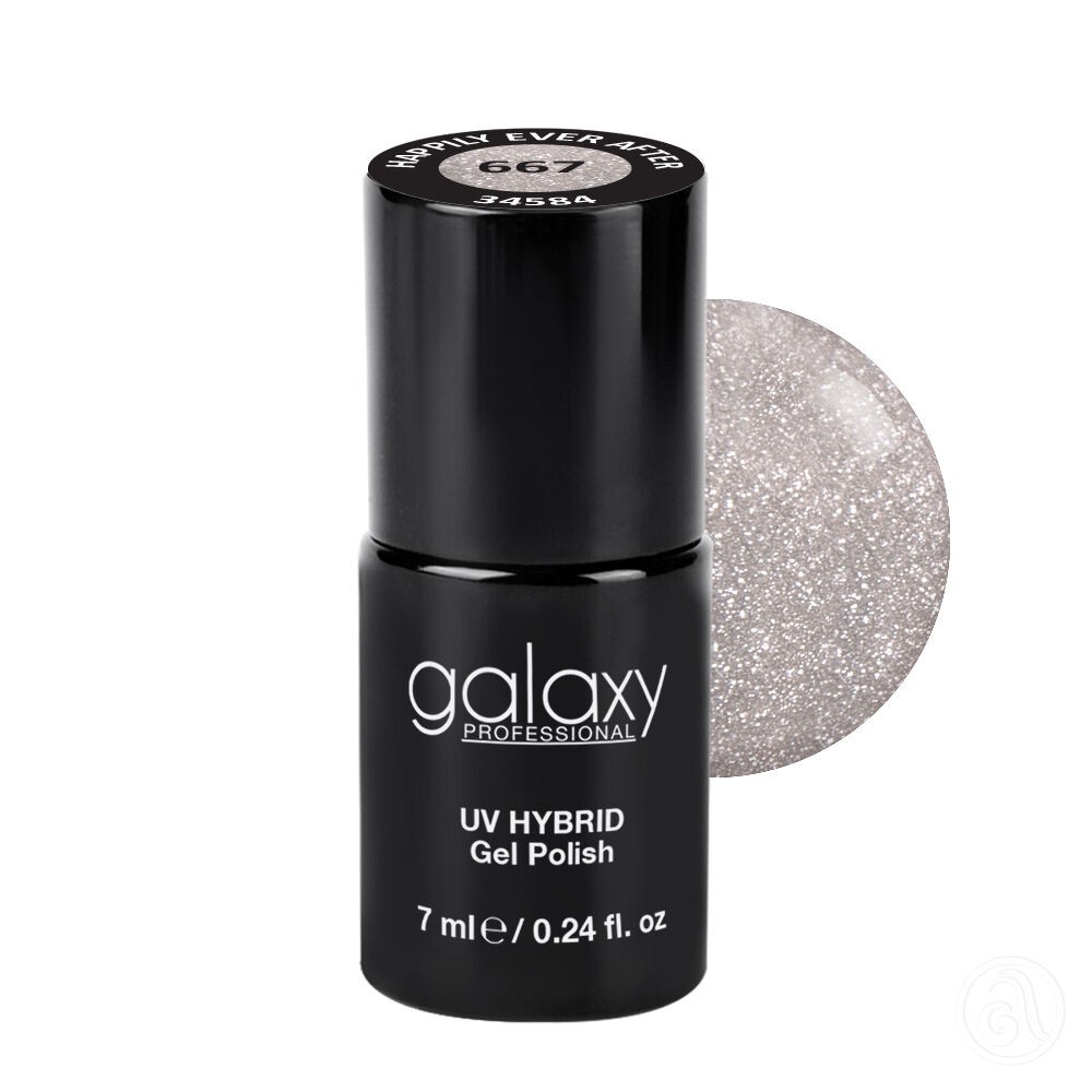 Galaxy Hybridni trajni lak, 7 ml, 667 Happily Ever After