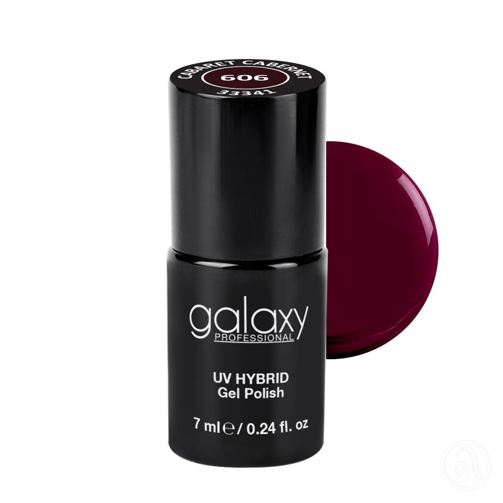 Galaxy Hybridni trajni lak, 7 ml, 606 Cabaret Cabernet