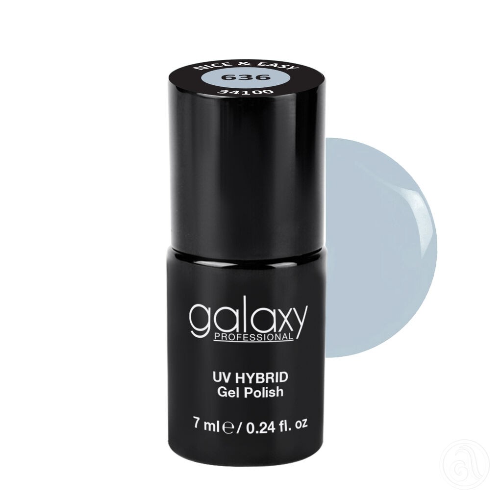 Galaxy Hybridni trajni lak, 7 ml, 636 Nice &amp; Easy