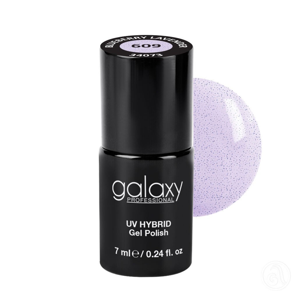 Galaxy Hybridni trajni lak, 7 ml, 609 Blueberry Lavender