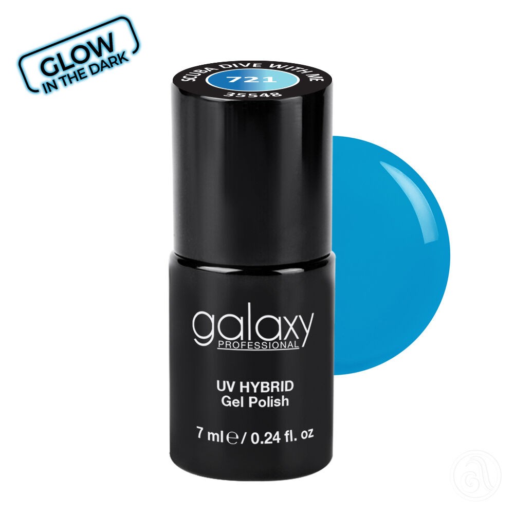 Galaxy Hybridni trajni lak, 7 ml, 721 Scuba Dive with Me