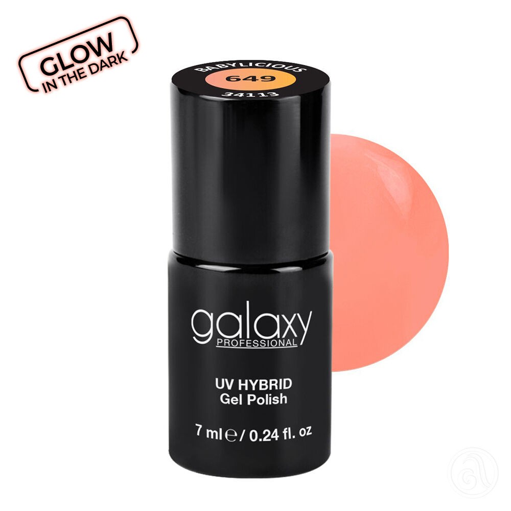 Galaxy Hybridni trajni lak, 7 ml, 649 Babylicious