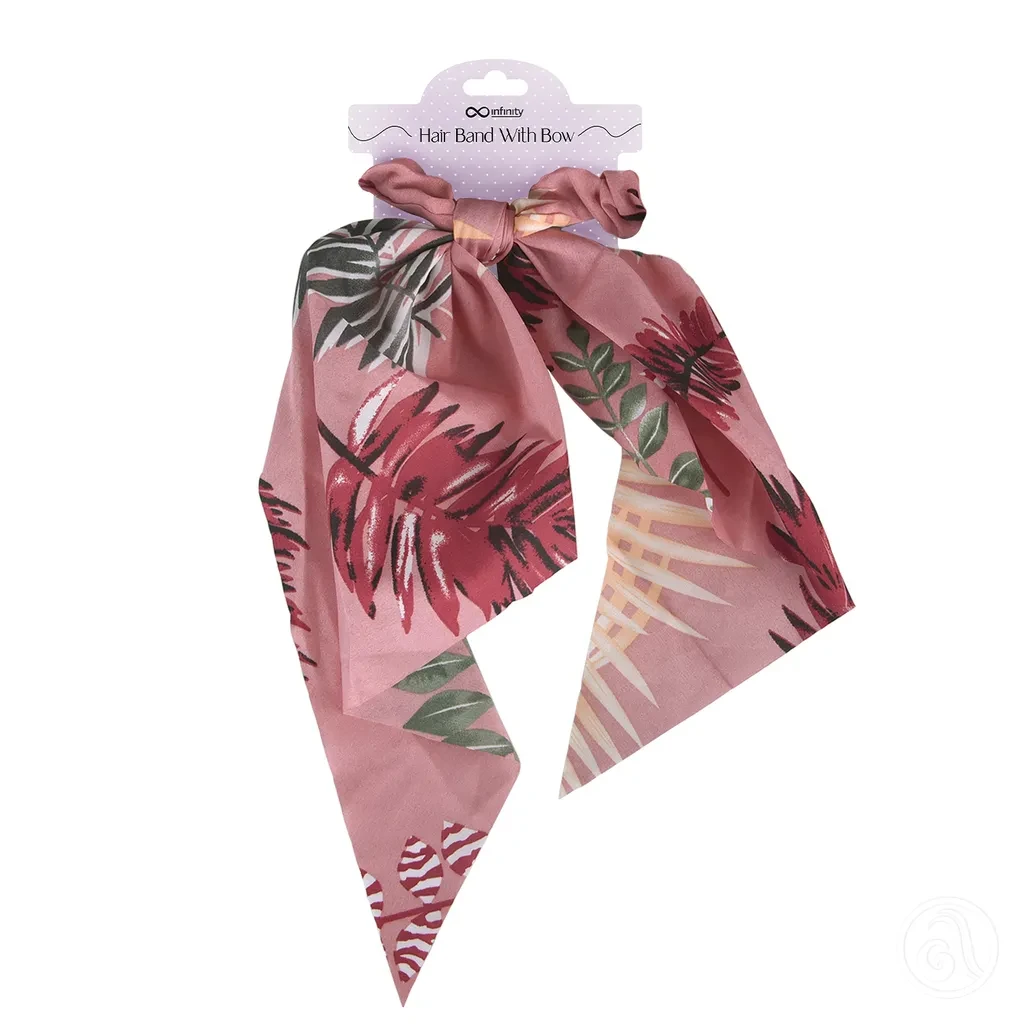 Infinity Gumica za kosu sa mašnom INF072, Šarena