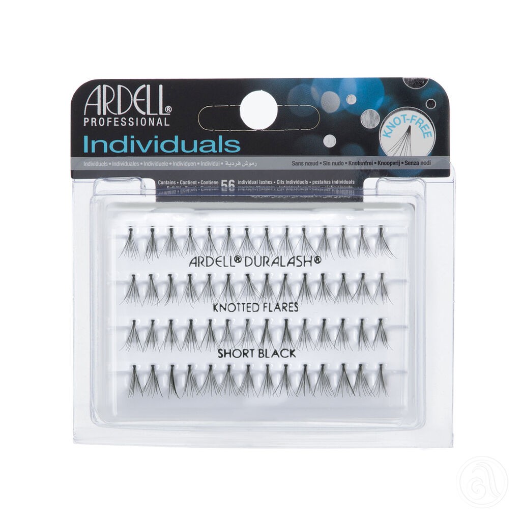 Ardell Individualne trepavice sa čvorićima, Kratke, Crne