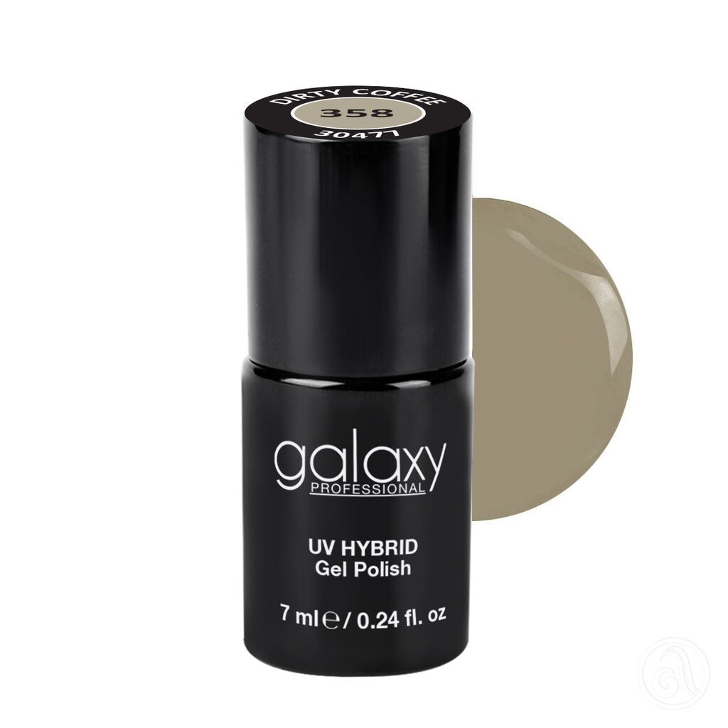 Galaxy Hybridni trajni lak, 7 ml, 358 Dirty Coffee