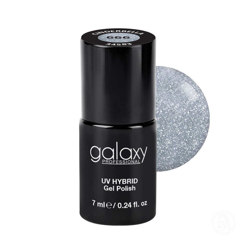 Galaxy Hybridni trajni lak, 7 ml, 666 Cinderbella