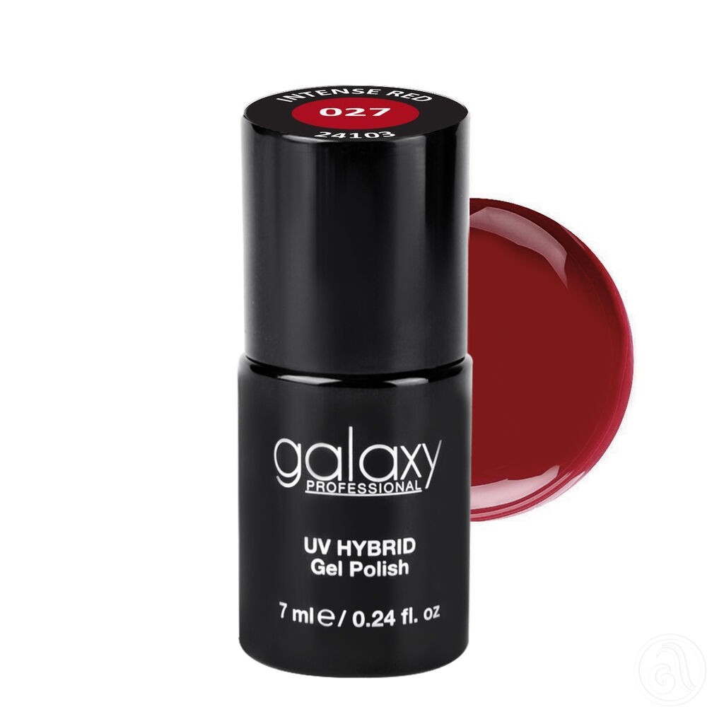 Galaxy Hybridni trajni lak, 7 ml, 027 Intense Red