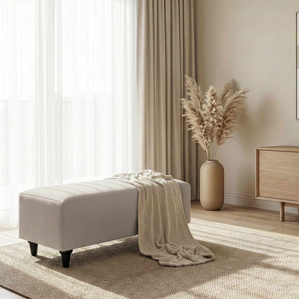 Atelier del Sofa Kanabe Flavia, 120 x 50 x 40 cm, bež