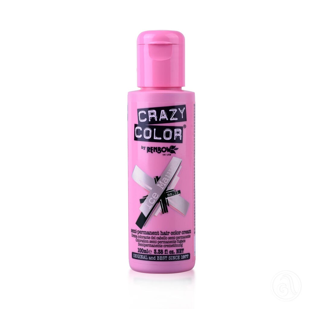 Crazy Color Polutrajna metalik boja za kosu Metallics, 100 ml, Ice Mauve